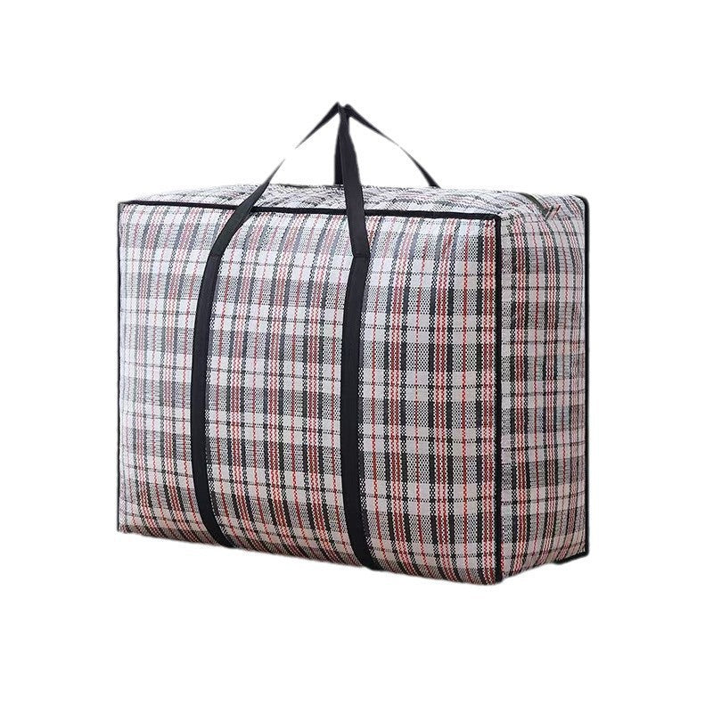Large Capacity Foldable Woven Storage Bag for Quilts and Clothes