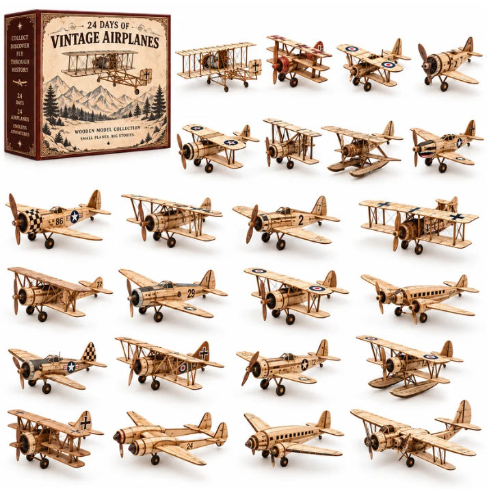 Aircraft Series Blind Box Advent Calendar Christmas Toy