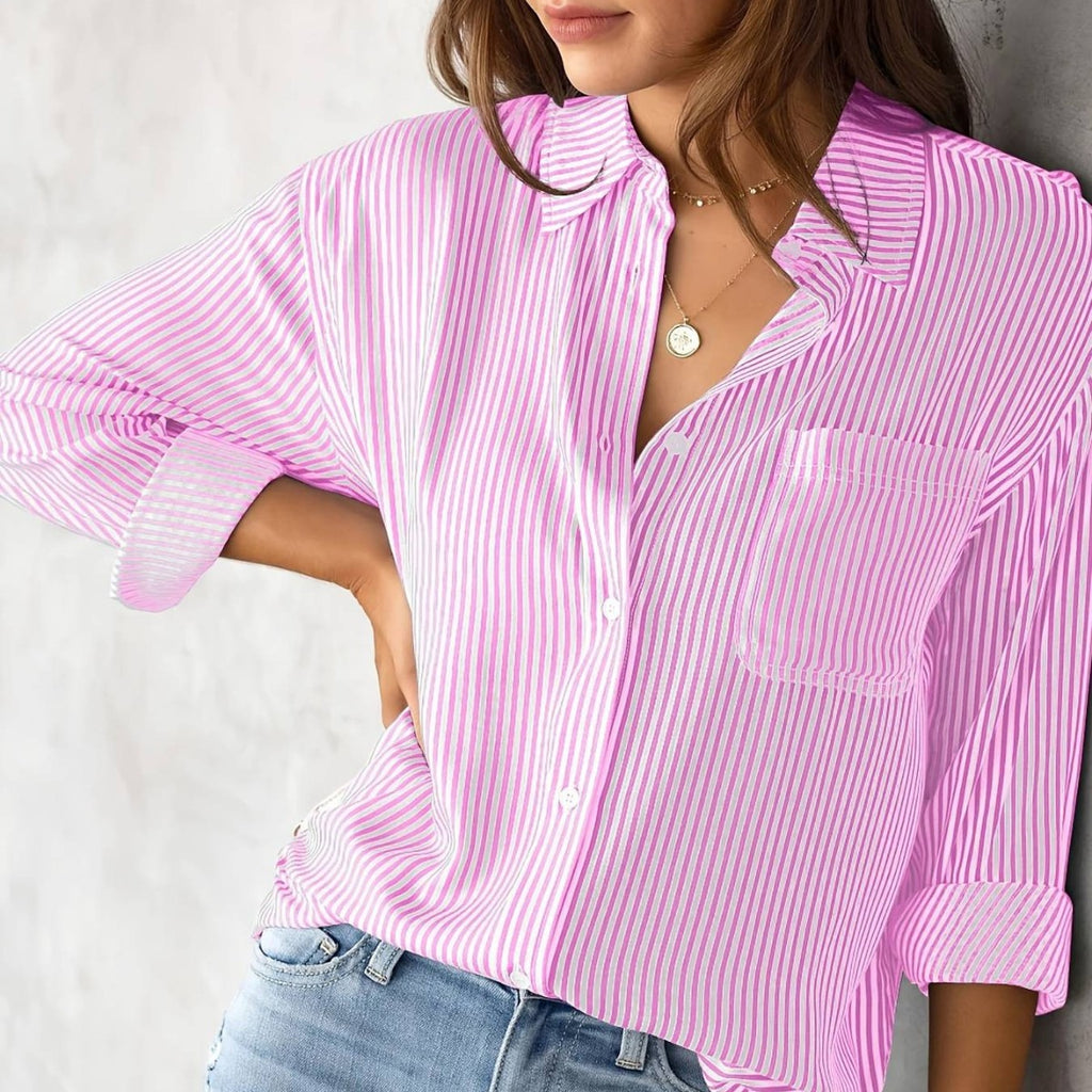 Women's Striped Woven Shirt