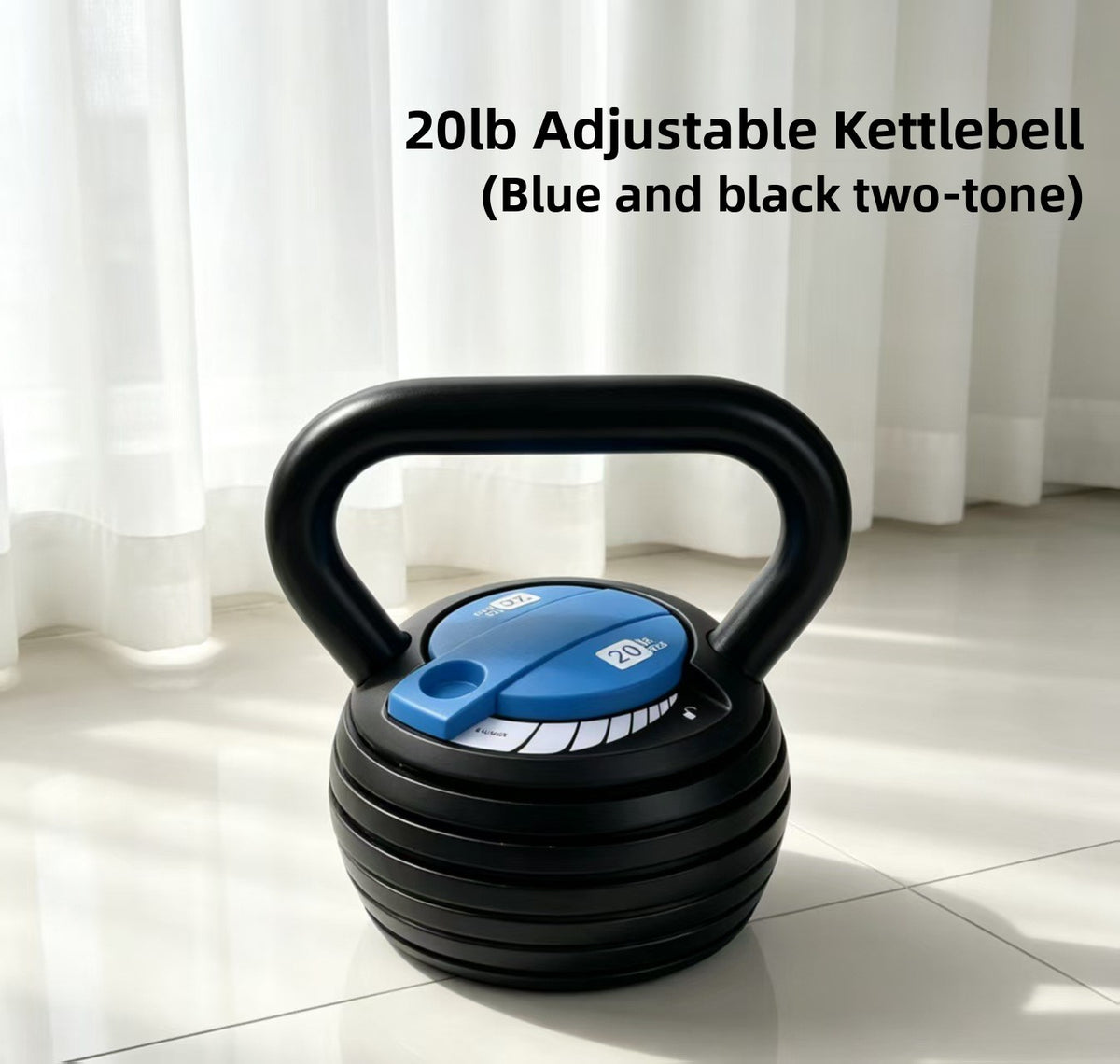 Solid hand-held kettlebell