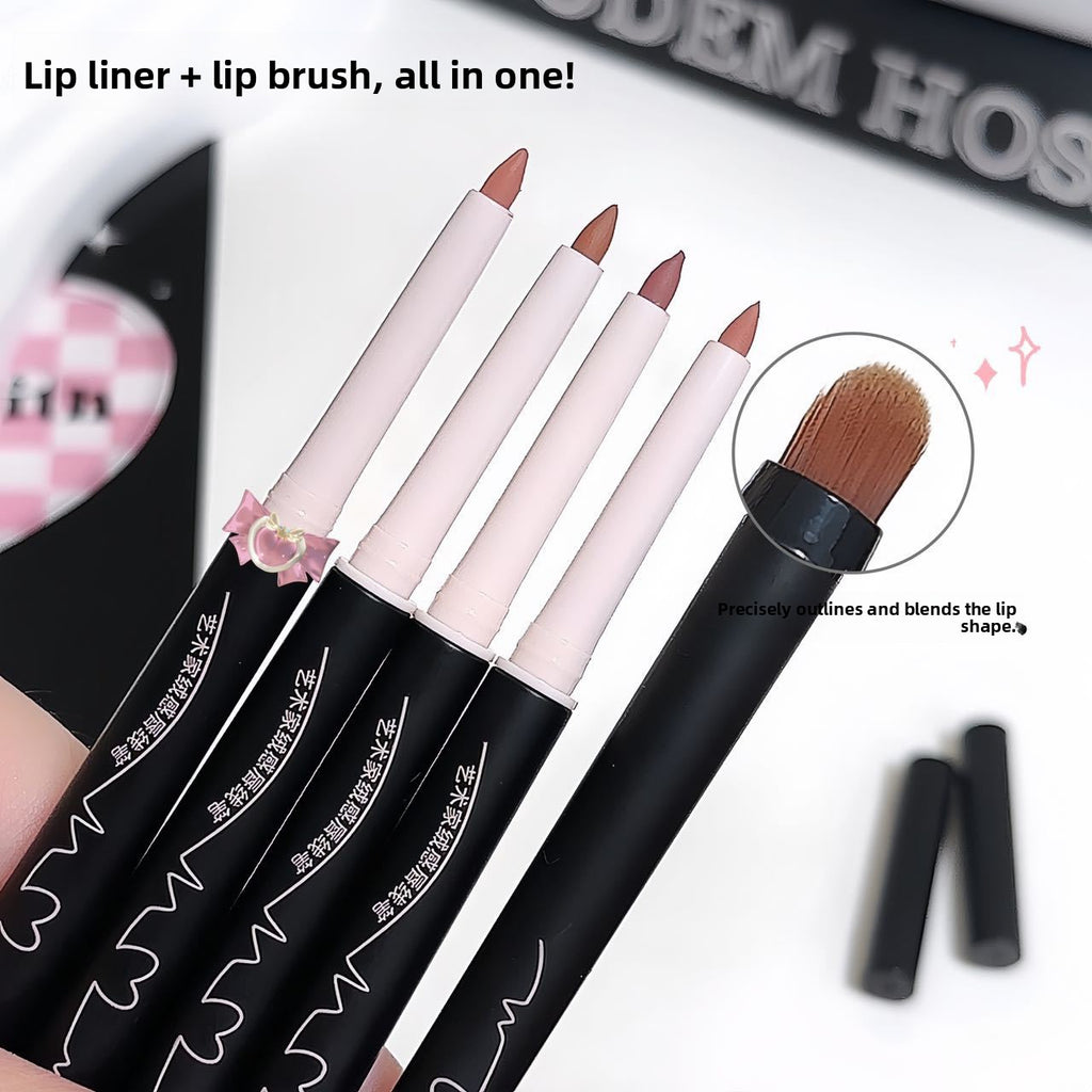 SWEETMINT Dual-Ended Waterproof Matte Lip Liner and Brush teemdrop
