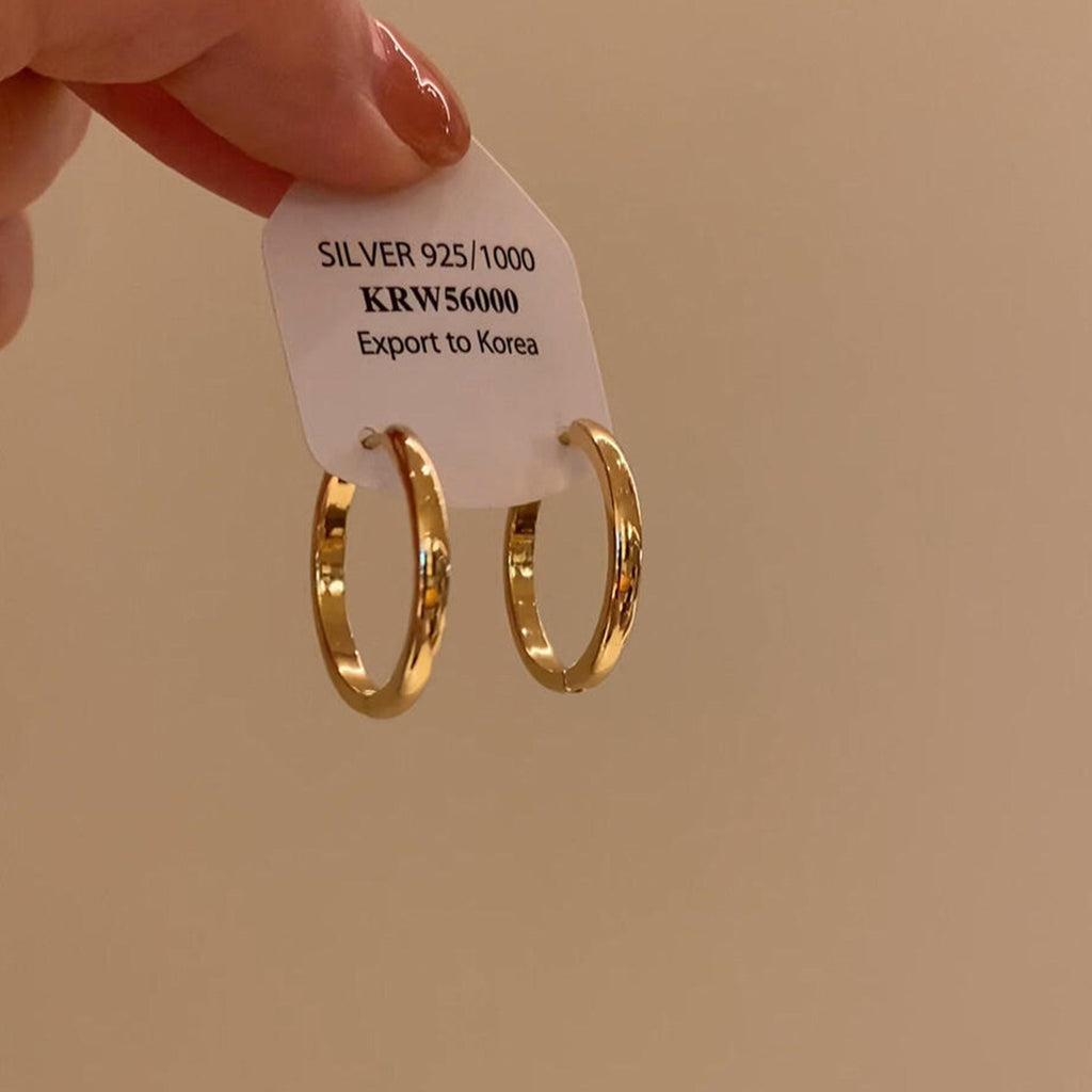Korean Style Geometric Alloy Earrings