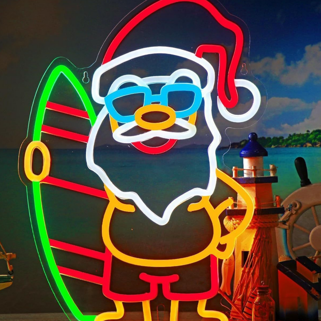 Dimmable LED Neon Light for Christmas Party Wall Decor USB Powered teemdrop