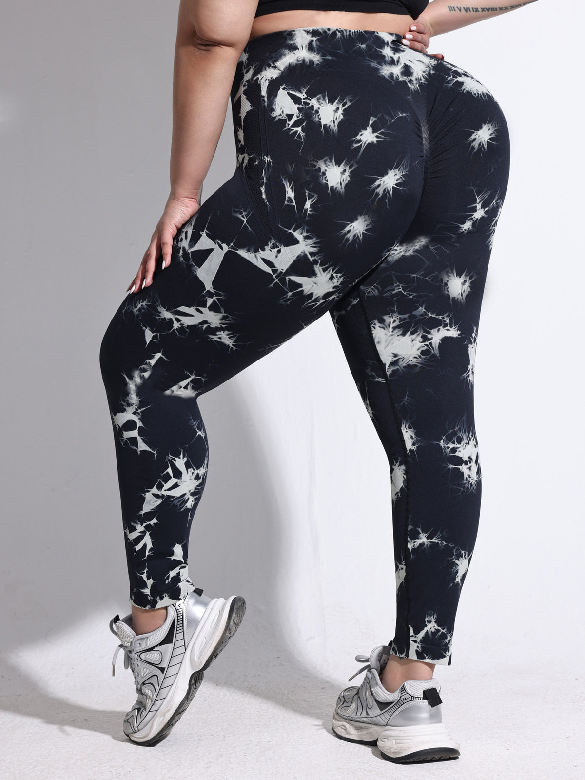 High Waist Tie-Dye Yoga Pants