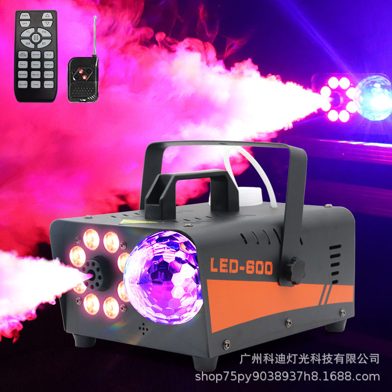 Remote control stage fog machine