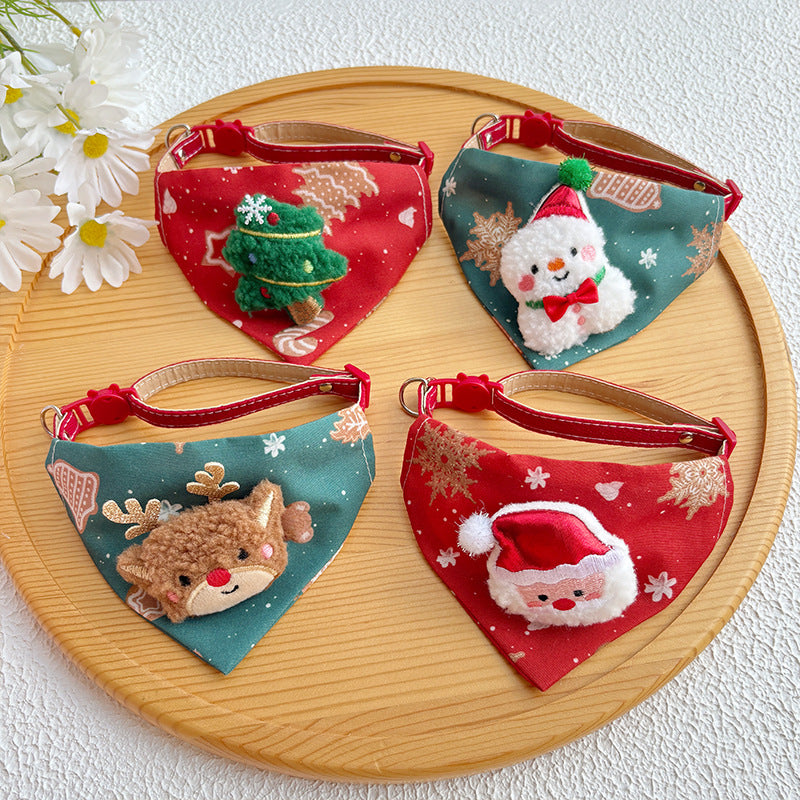 Pet collar scarf
