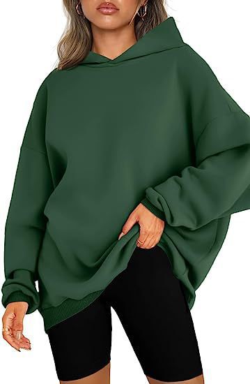 Oversized Hooded Fleece Sweatshirt for Women