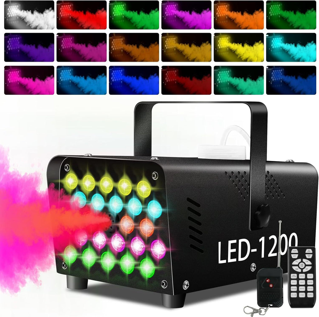 Remote control stage fog machine