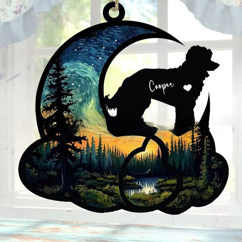 Dog Cat Window Hanging Ornament Personalized Gift