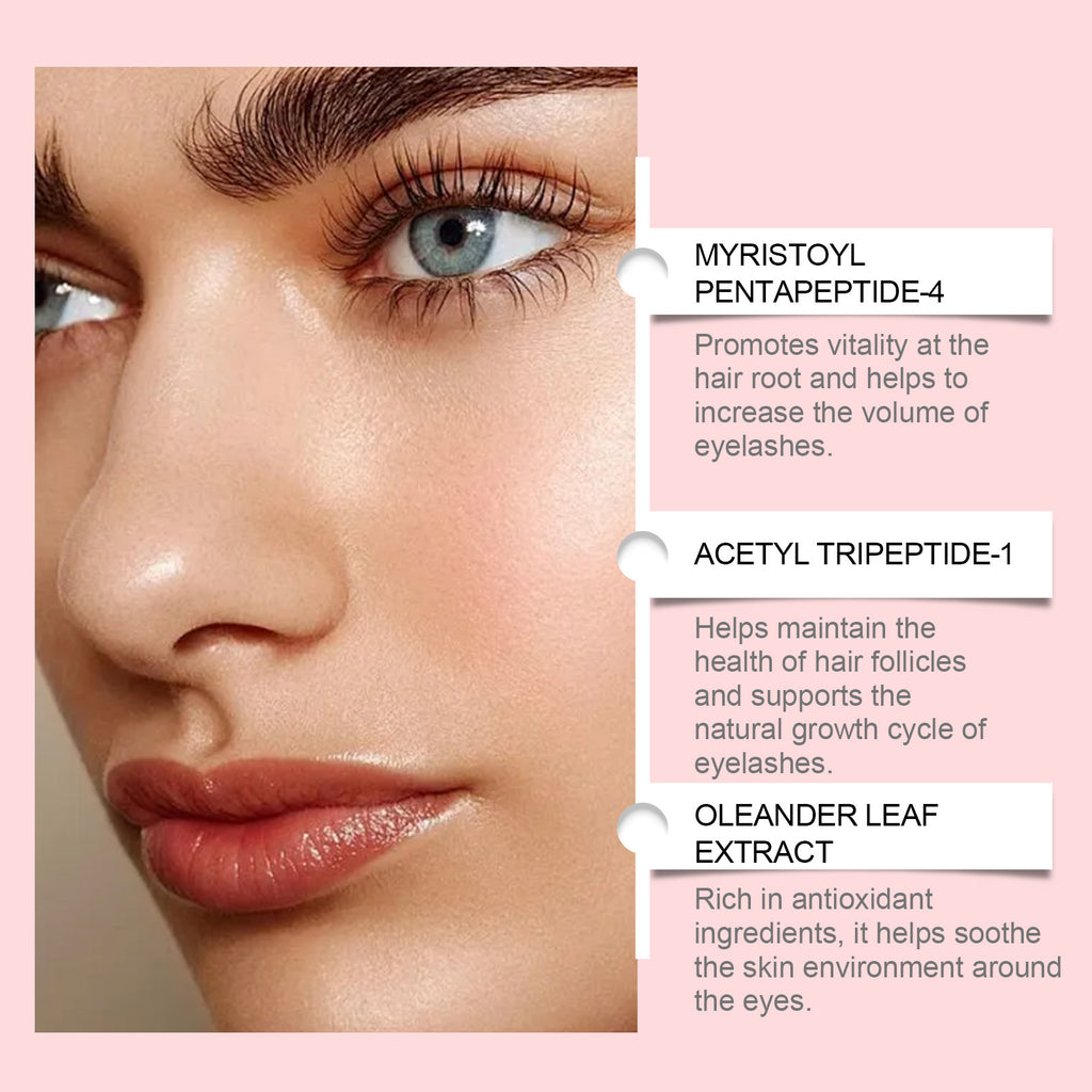 EELHOE Eyelash Serum for Longer Curled Lashes Moisturizing and Nourishing 3ml