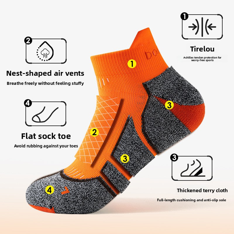 Men's and Women's Quick-Dry Thick Running Socks teemdrop