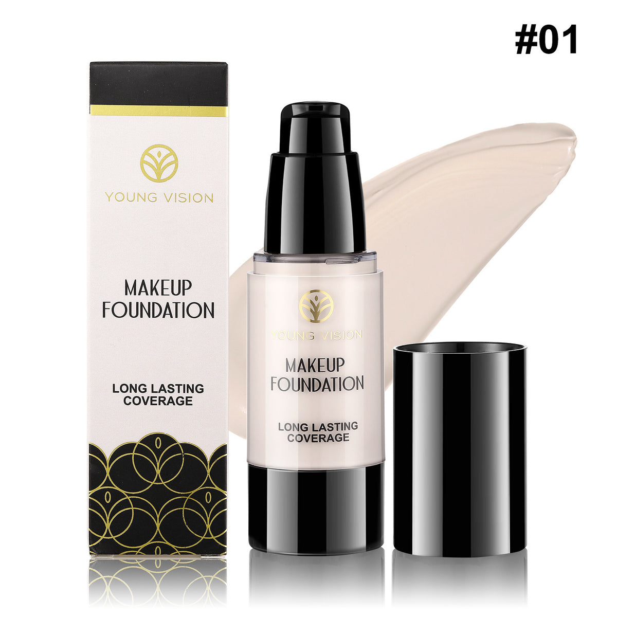 Press-on matte oil-control waterproof concealer foundation liquid teemdrop