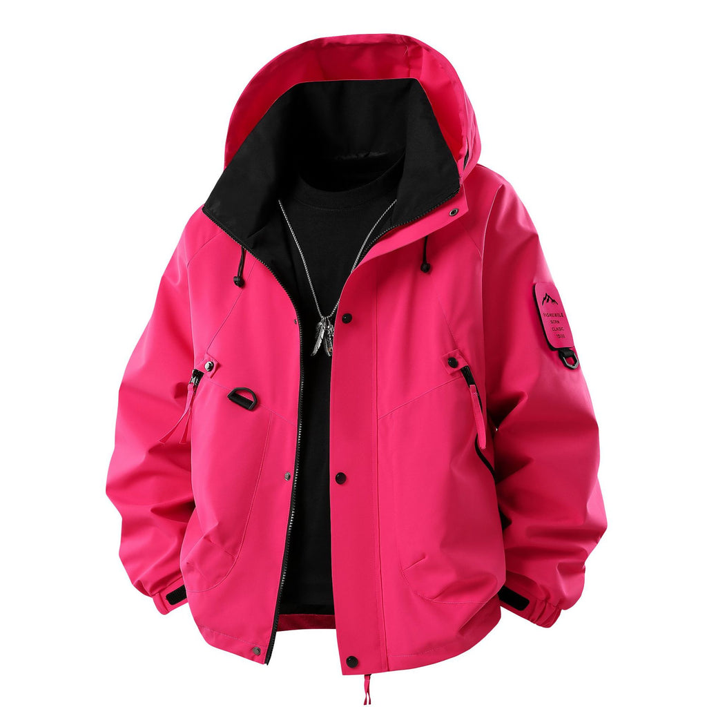 Mens Hooded Windproof Jacket