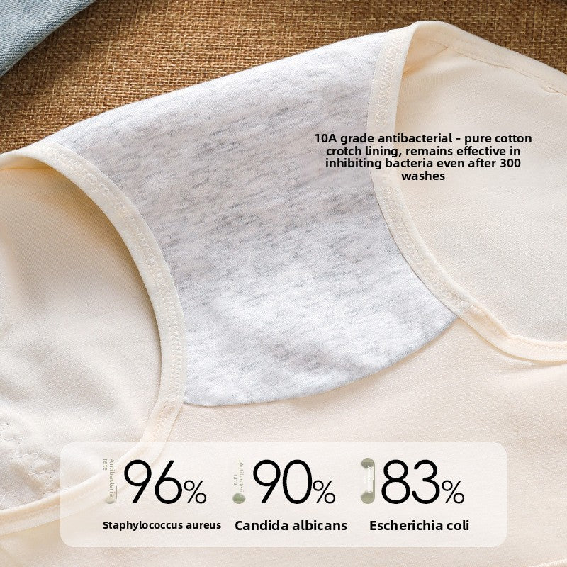 Women's High-Waisted Cotton Menstrual Briefs