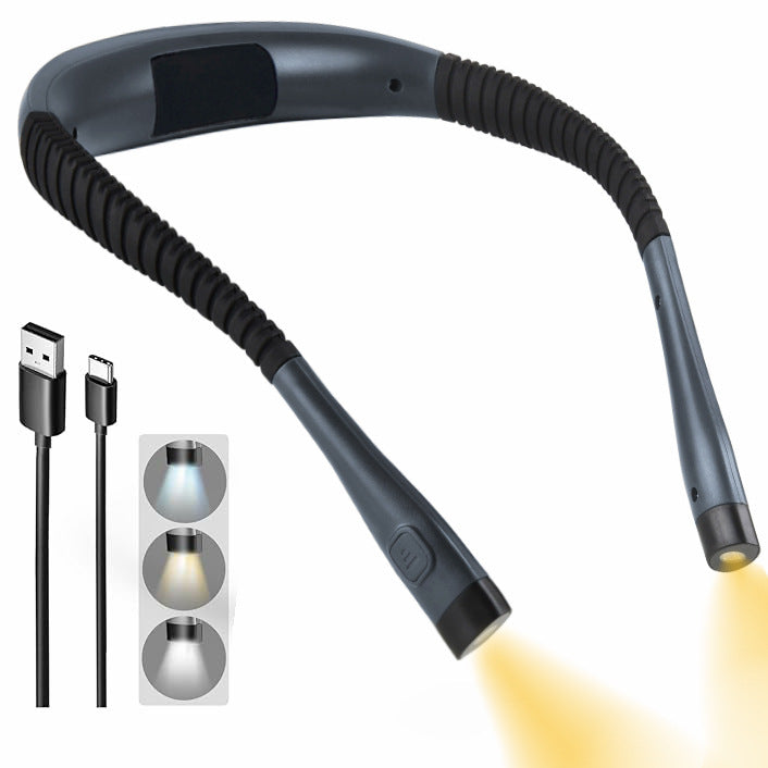 Rechargeable LED Neck Reading Light teemdrop