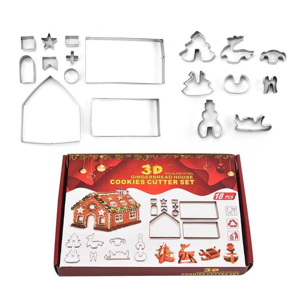Stainless steel 3D three-dimensional cookie cutter teemdrop