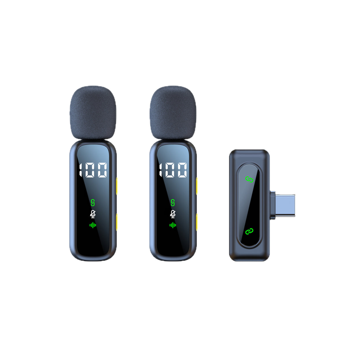 Wireless lapel microphone