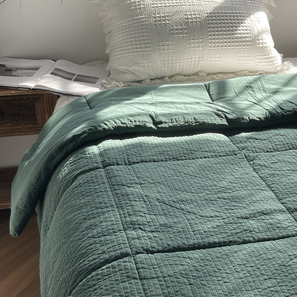 Korean Sand Wash Cotton Quilt