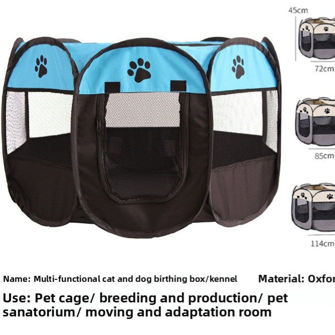 Foldable Pet Playpen Tent Enclosure