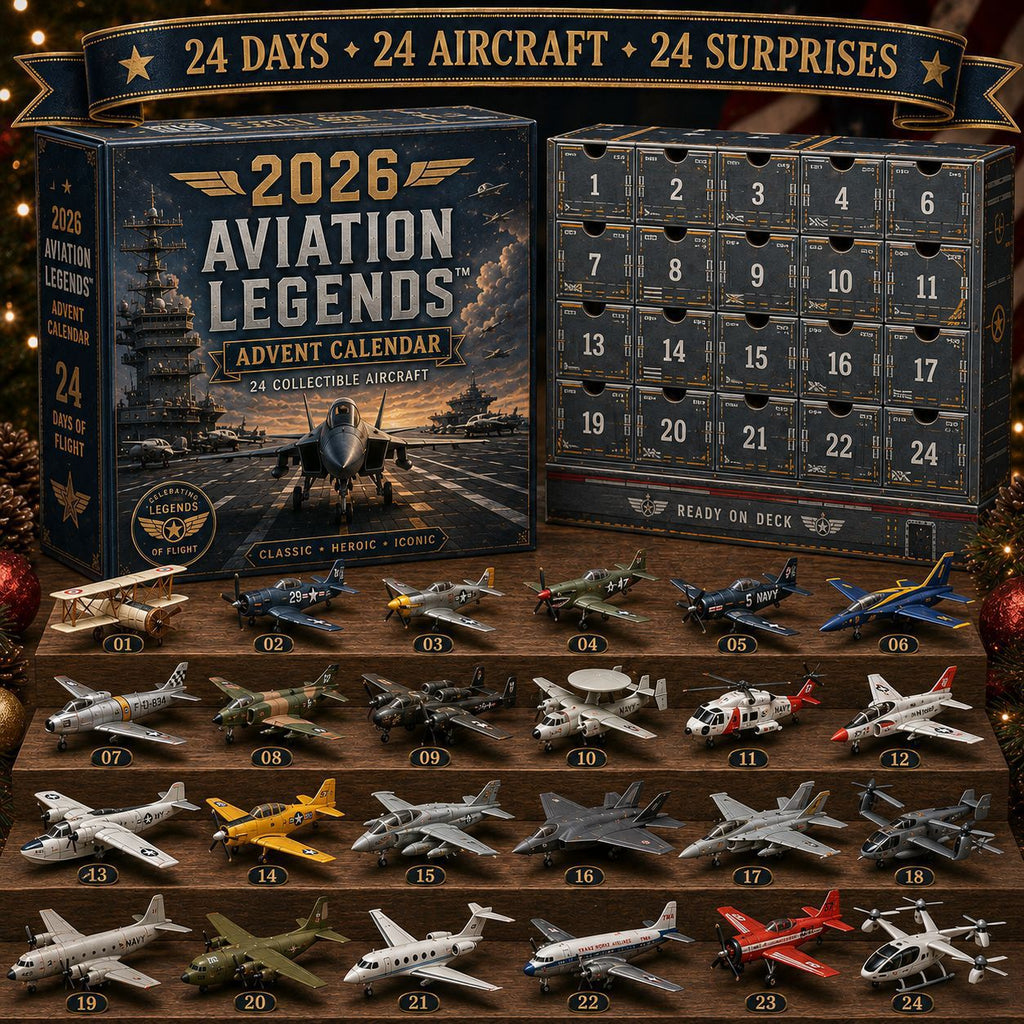Aircraft Series Blind Box Advent Calendar Christmas Toy