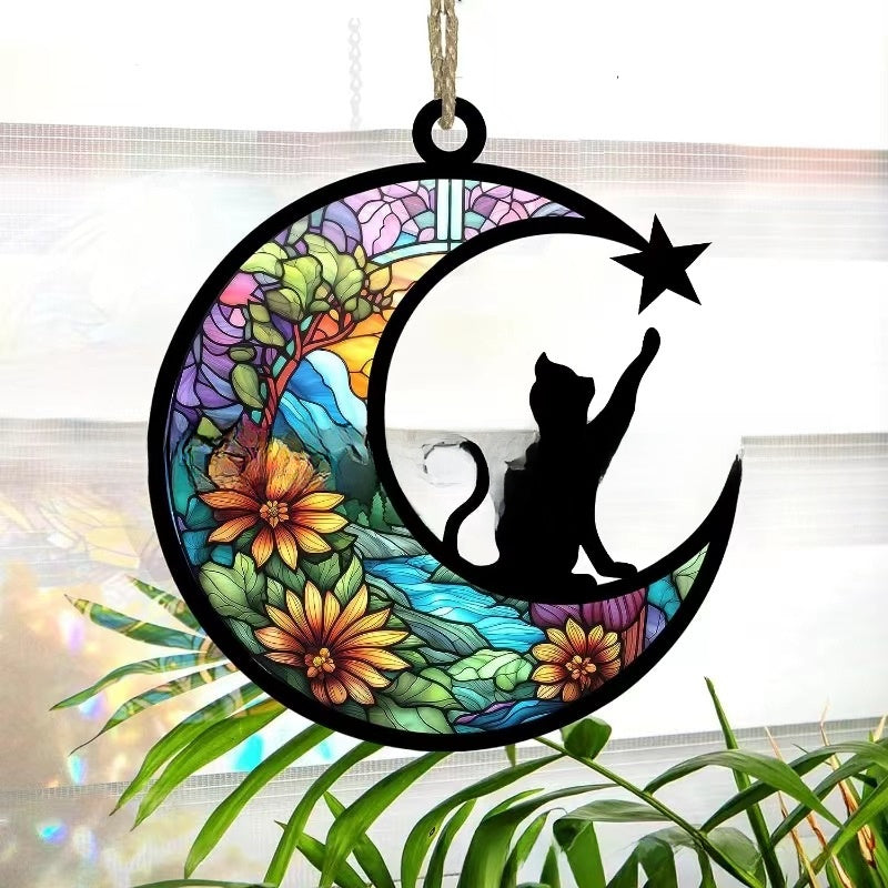 Dog Cat Window Hanging Ornament Personalized Gift