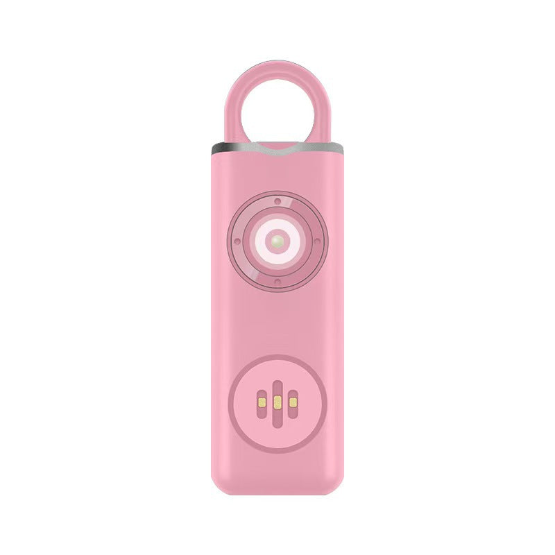 Rechargeable Personal Alarm Keychain with LED Light teemdrop