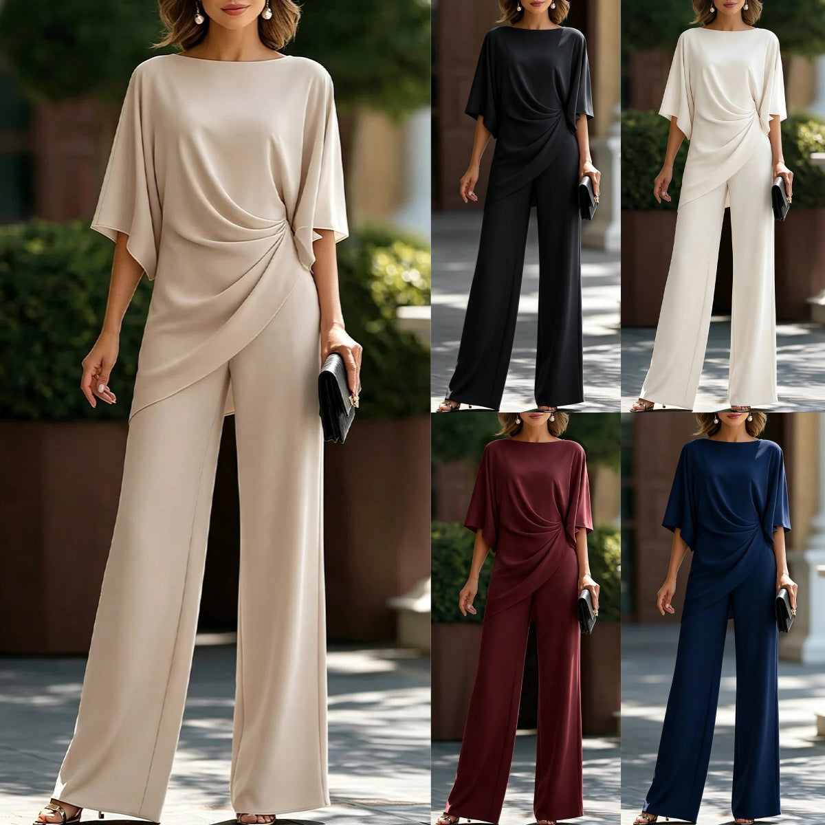 Loose Top Wide Leg Pants