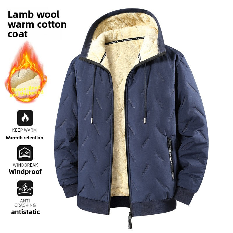 Men's cotton-padded suit teemdrop