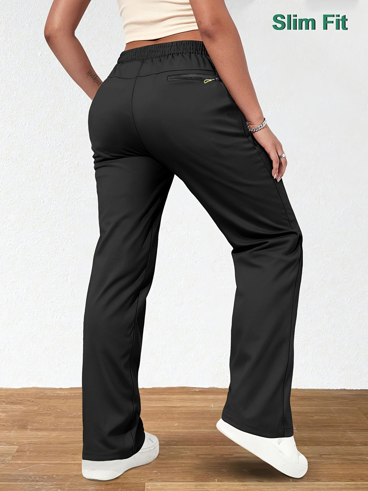 Womens Casual Straight Leg Pants