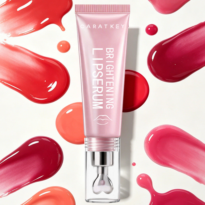 Heart-Shaped Soft Tube Mirror Shine Lip Gloss Moisturizing Lip Oil teemdrop