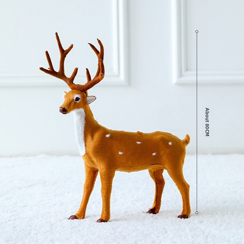 Christmas reindeer figurine