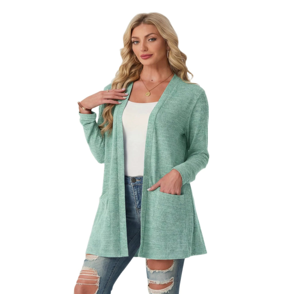 Long-sleeved knit sweater teemdrop