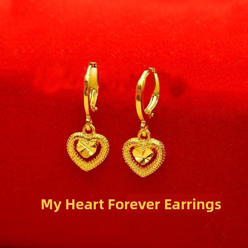 Women's Gold-Plated Alloy Earrings