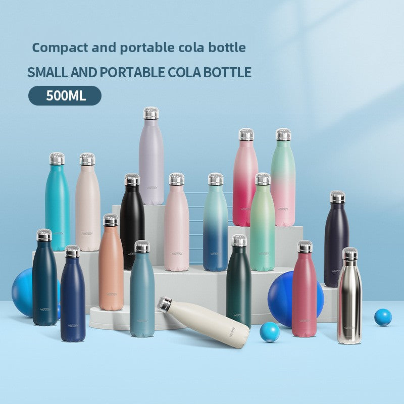 304 stainless steel vacuum insulated portable water bottle