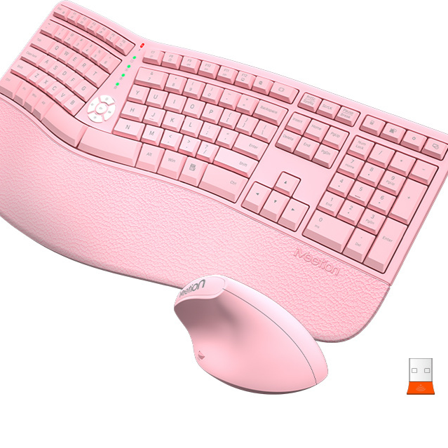 Ergonomic keyboard and mouse