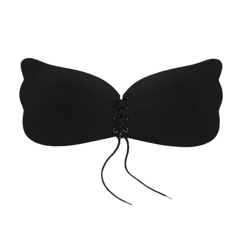 Silicone Drawstring Push-Up Wing Bra Invisible Self-Adhesive Breast Patch teemdrop