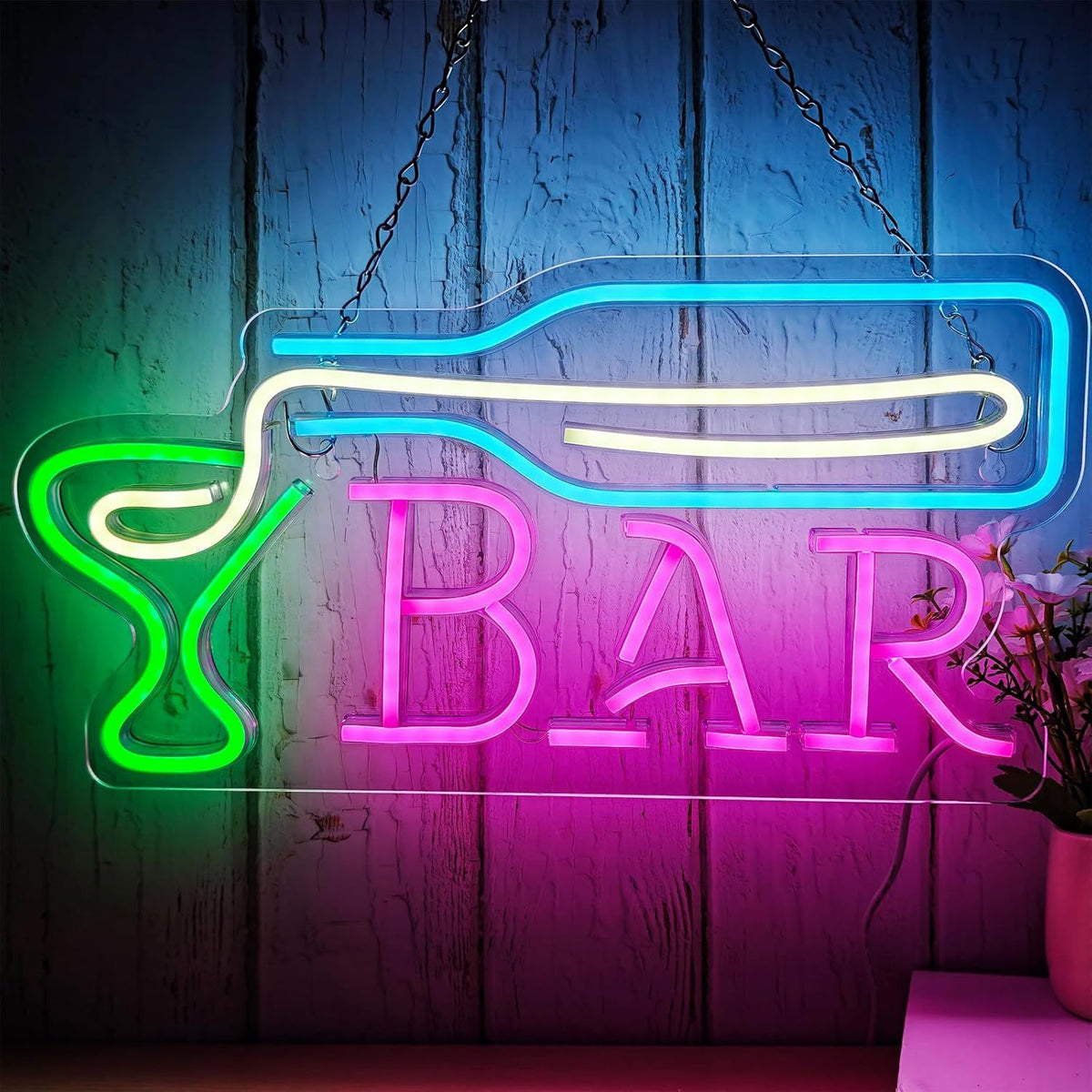 Dimmable LED Neon Sign Light teemdrop