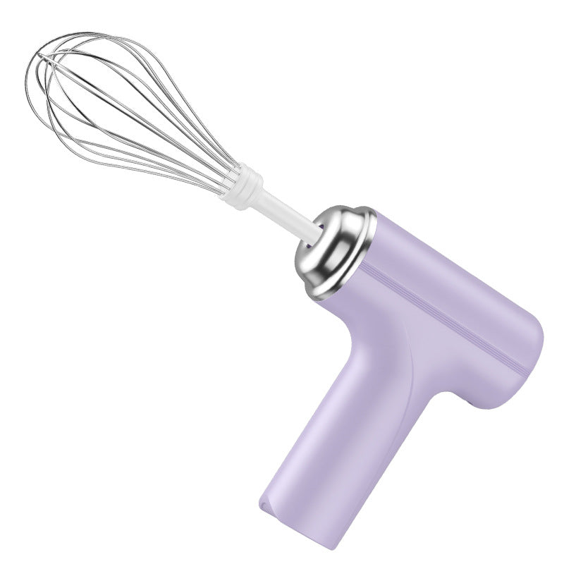 Mini Wireless Rechargeable Electric Hand Mixer with 3 Speeds for Baking and Cooking