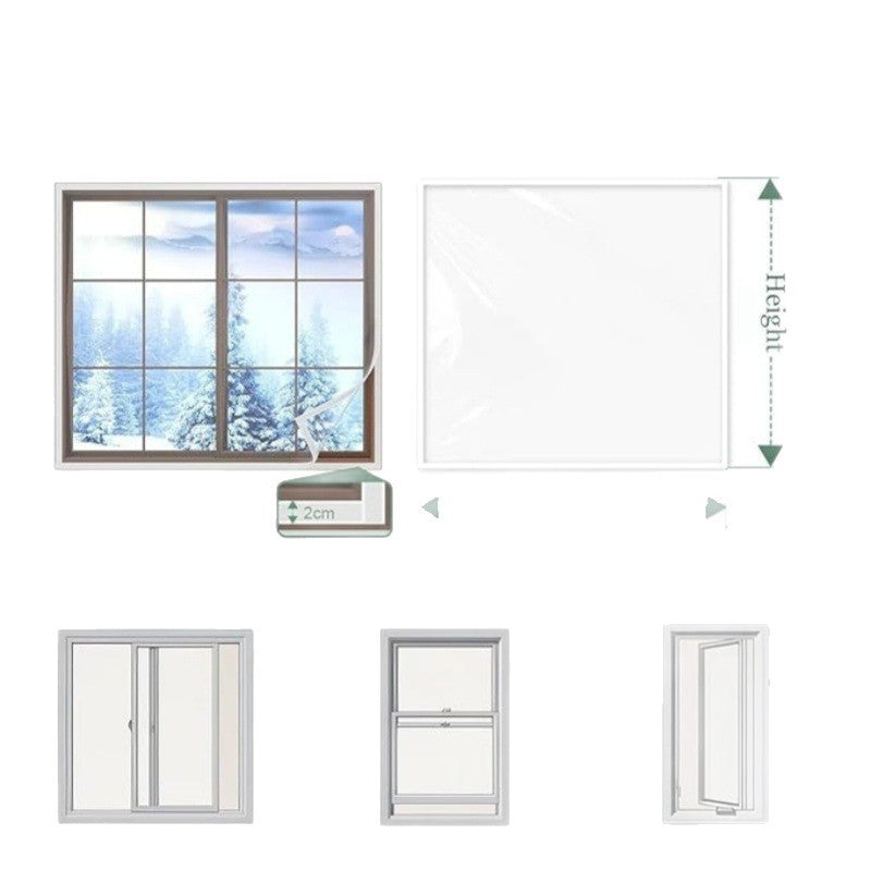 Window sealing film teemdrop