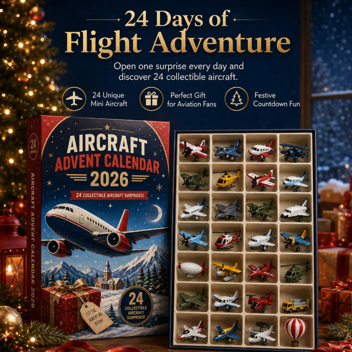 Aircraft Series Blind Box Advent Calendar Christmas Toy