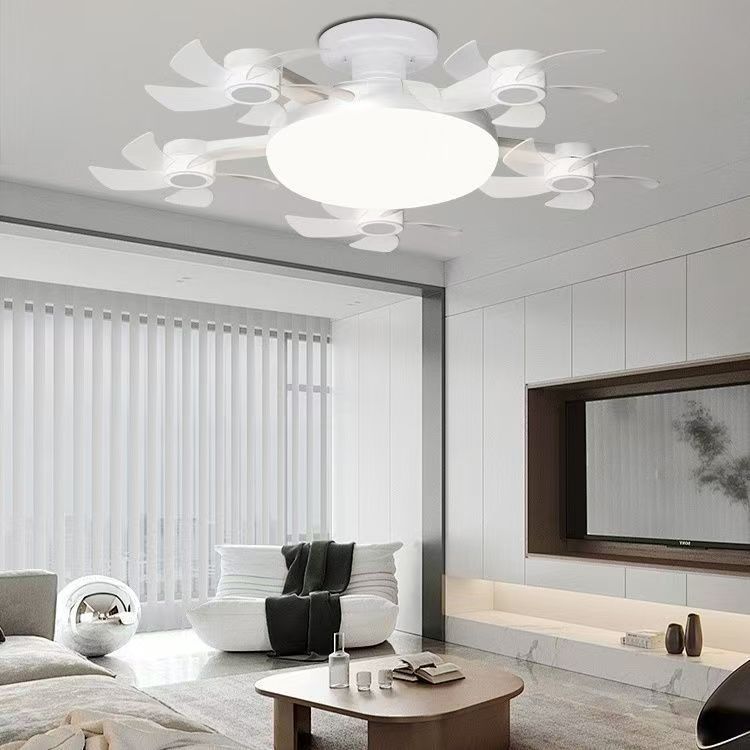 New type of remote-controlled integrated ceiling fan teemdrop