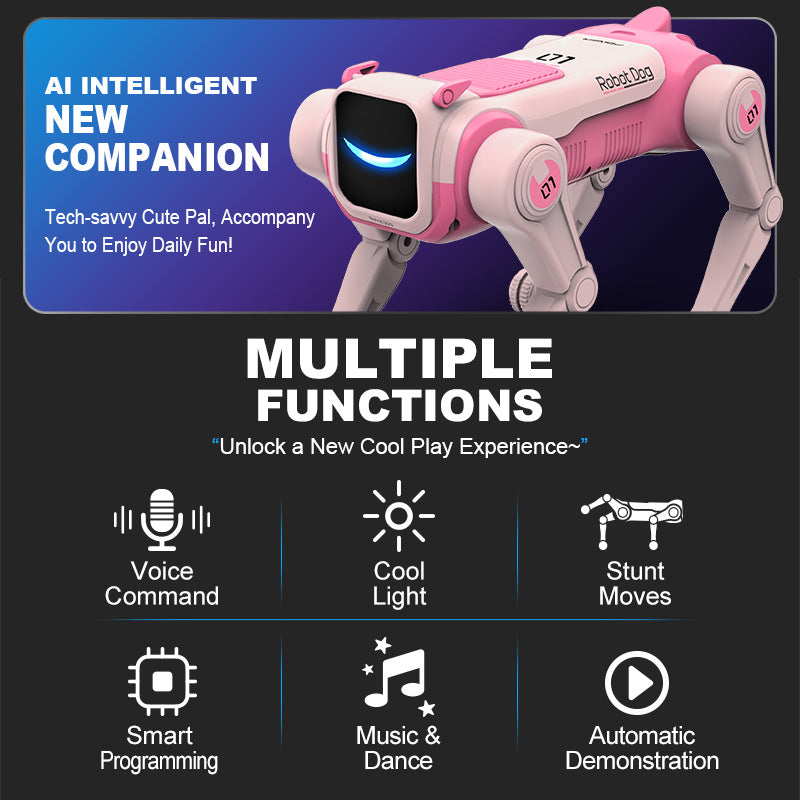 New Russian intelligent AI robot dog teemdrop