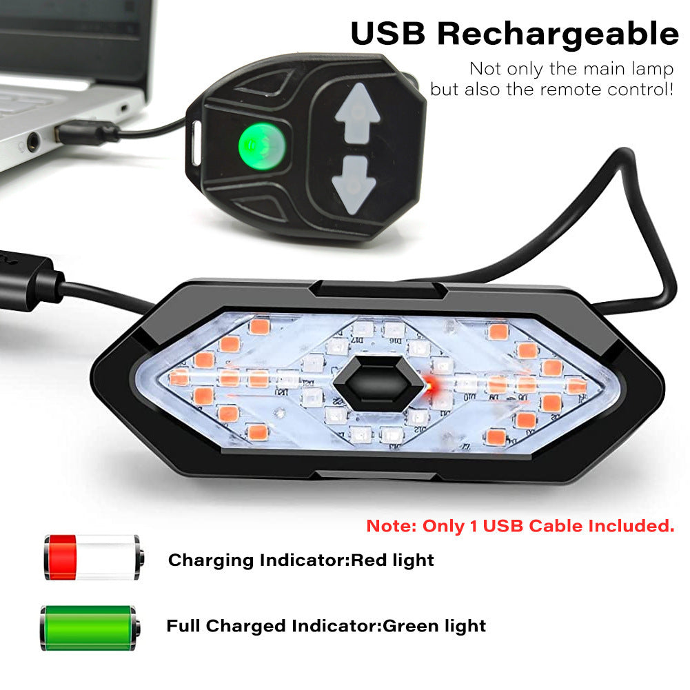 Remote Control Turn Signal Tail Light