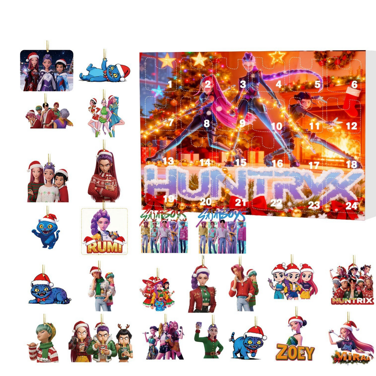 Acrylic Christmas Countdown Calendar