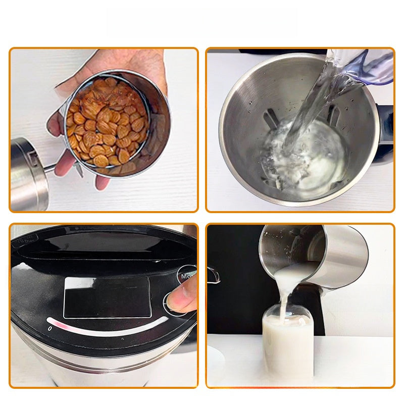 Automatic nut milk machine for home use