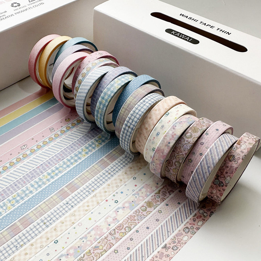 Vintage Japanese Washi Tape Set teemdrop
