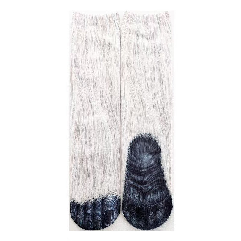 Animal Paw Print Novelty Socks