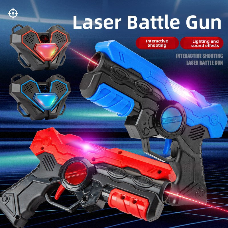 Children's toy gun electric induction laser laser battle