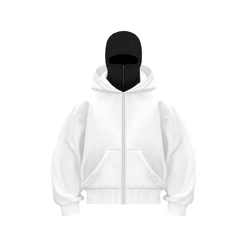 Men's Double Hood Fleece Lined Pullover Sweatshirt Loose Fit Long Sleeve