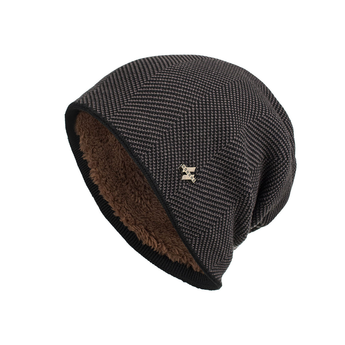 Fleece Lined Knitted Winter Hat